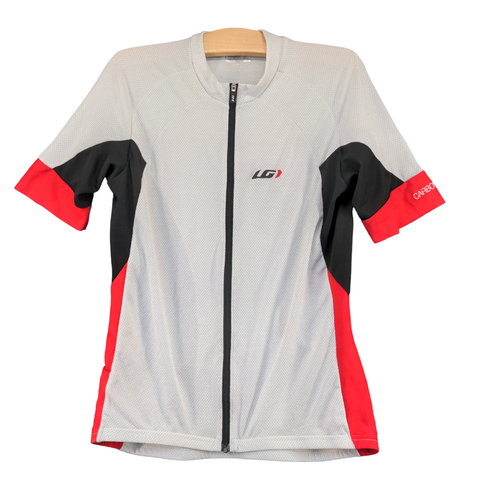 Louis Garneau Womens Cycling Jersey Multicolor XL Short Sleeve Poly Blend